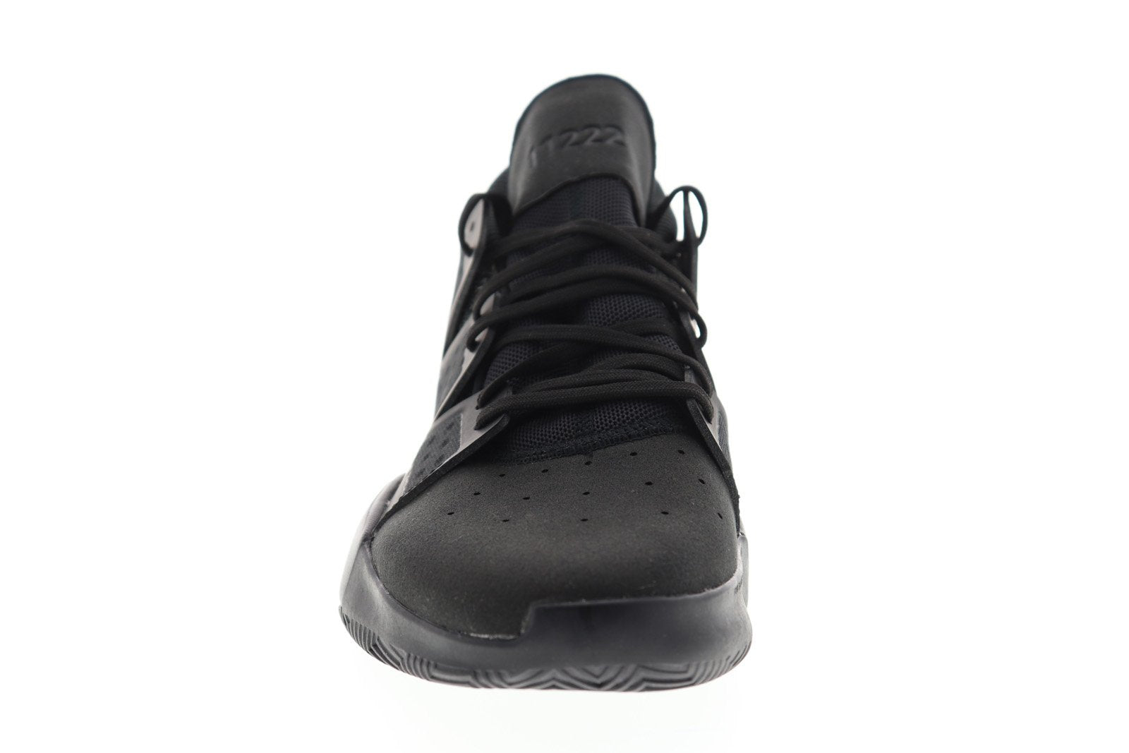 Pro Vision BB9303 Mens Black Canvas Mid Top Athletic Gym Basketball Shoes
