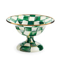 Emerald Check Small Compote by MacKenzie-Childs