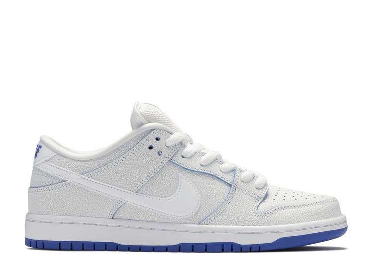 Dunk LowPremium White Game Royal (WORN)