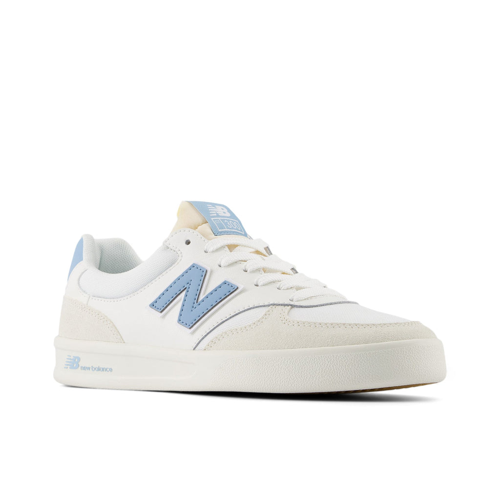 Unisex 300 Court in Sea Salt with Chrome Blue and White