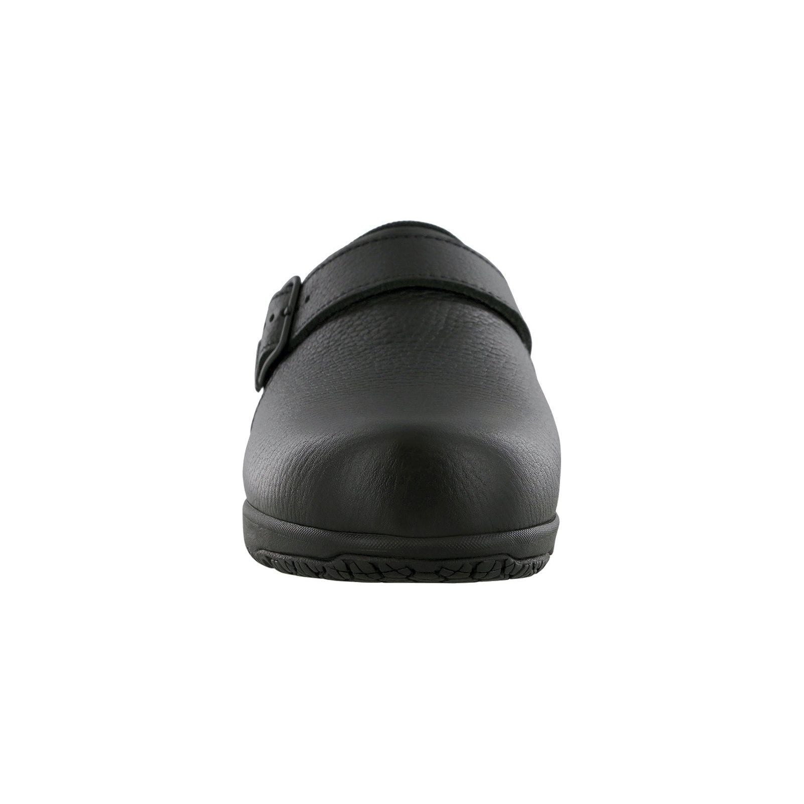 Women's Clog SR Slip Resistant Loafer in Black Wide