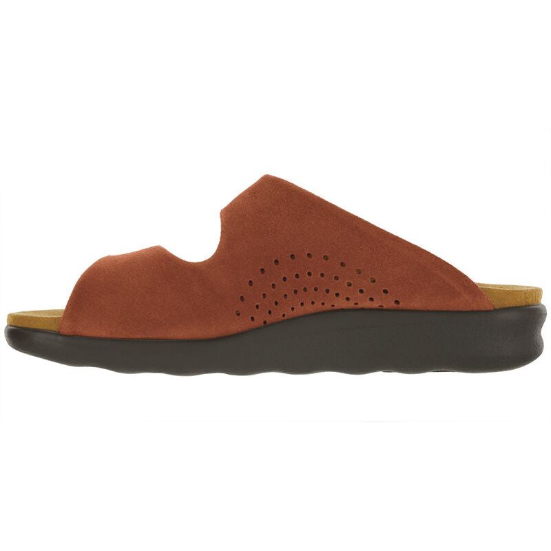 Women's Cozy Slide Sandal in  Rust