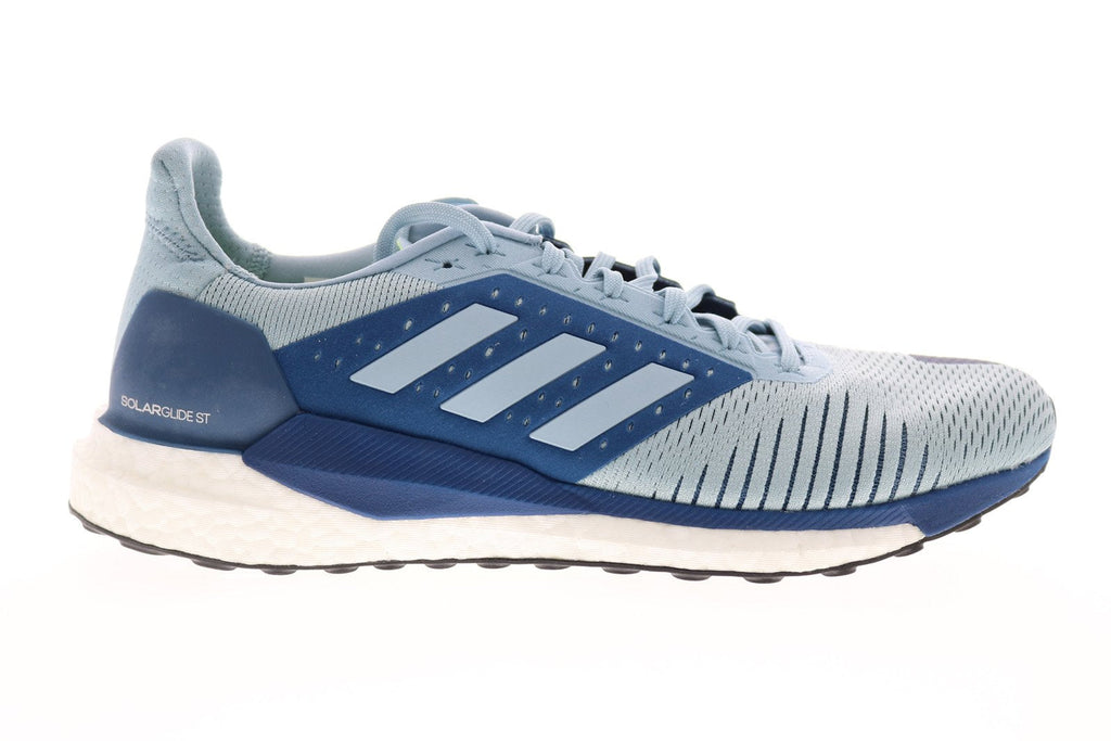 Solar Glide ST D97074 Mens Blue Mesh Lace Up Athletic Running Shoes