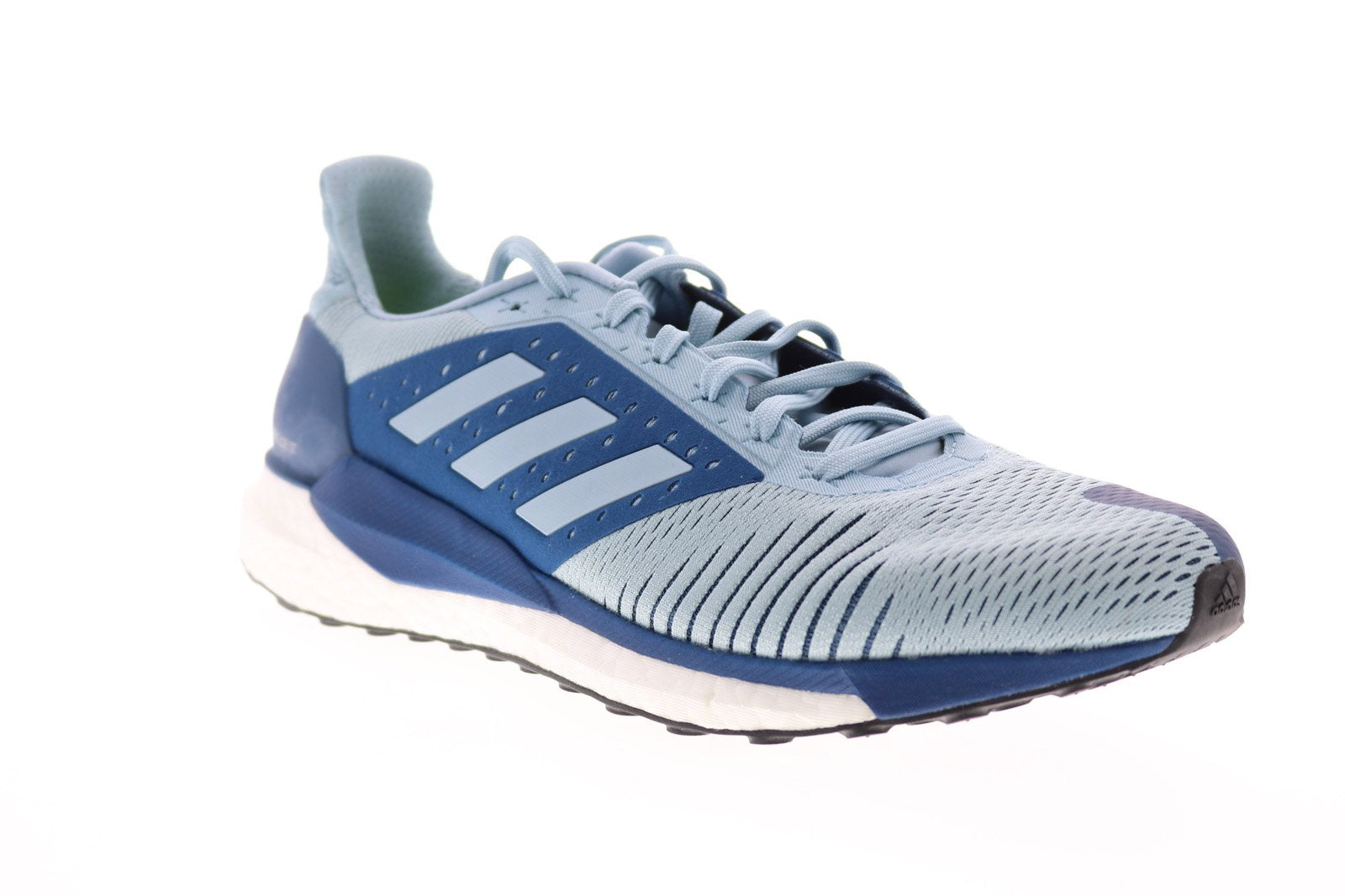 Solar Glide ST D97074 Mens Blue Mesh Lace Up Athletic Running Shoes