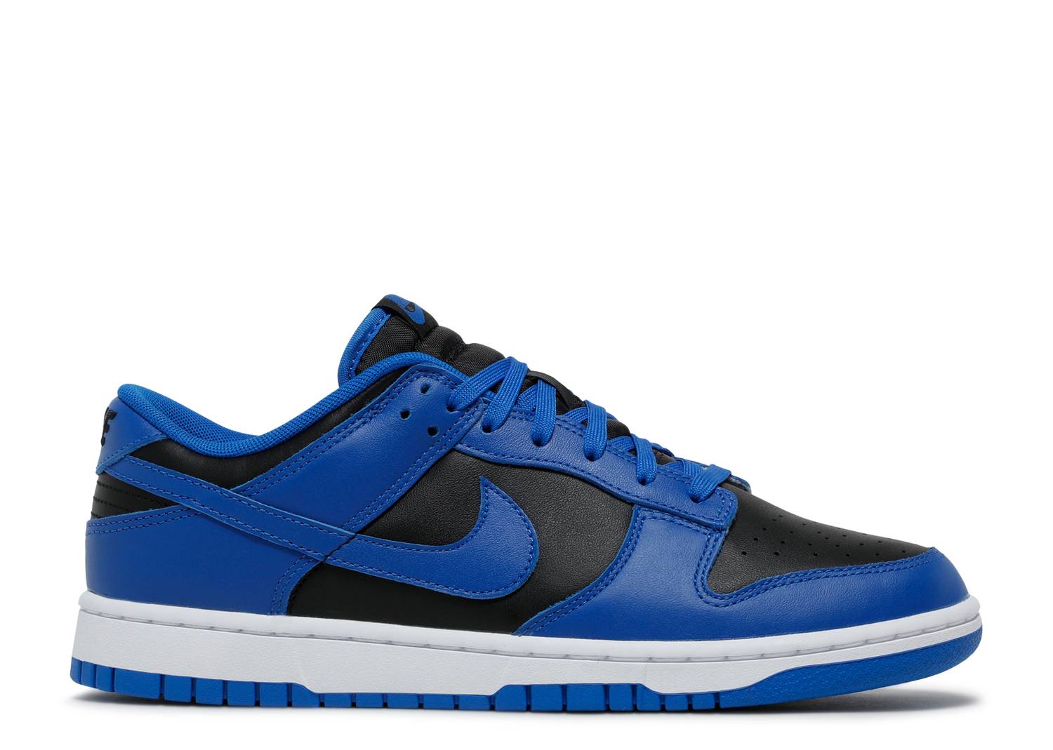 Dunk Low Retro Black Hyper Cobalt (2021) (WORN)