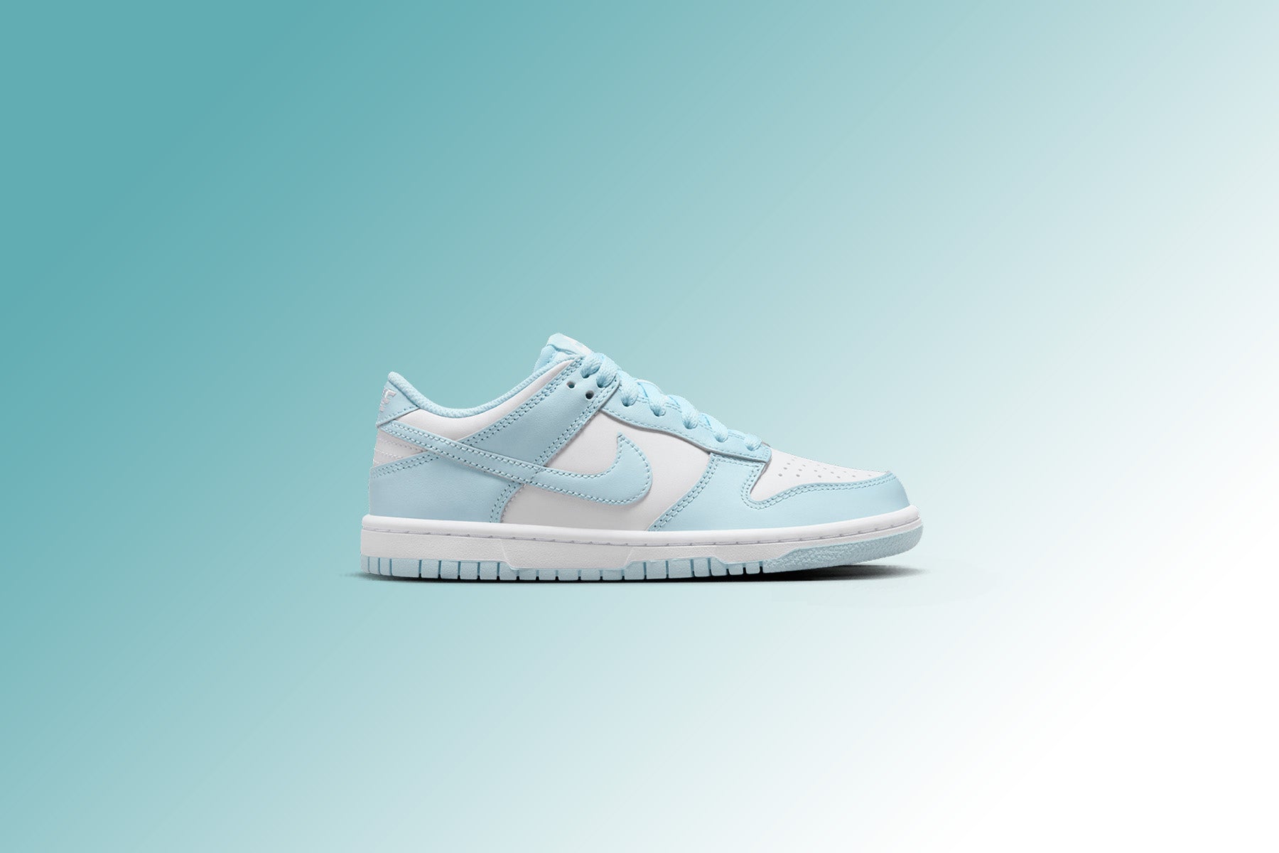 Dunk Low (GS) - White/Glacier Blue