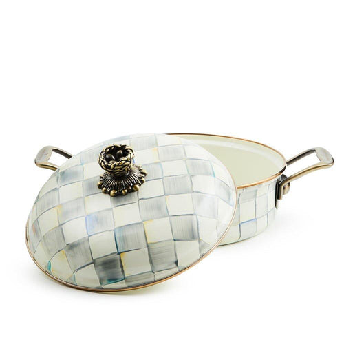 MacKenzie-Childs Sterling Check Cookware 3 Qt. Casserole