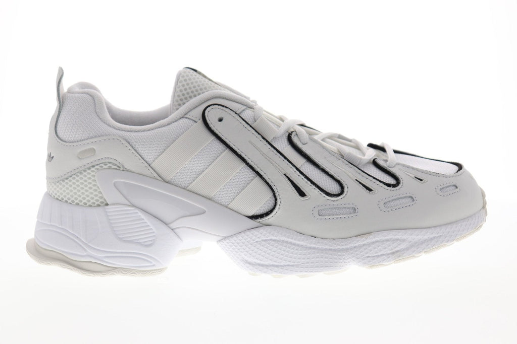 EQT Gazelle EE7744 Mens White Mesh Mid Top Lace Up Athletic Running Shoes