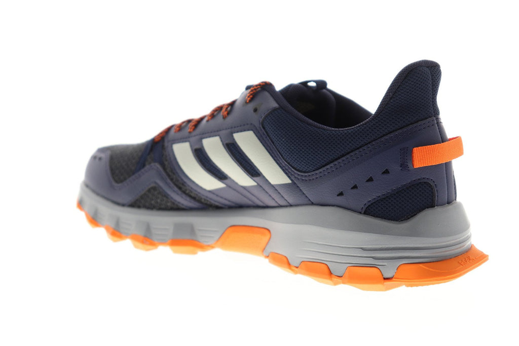 Rockadia Trail EE9557 Mens Blue Leather Low Top Athletic Hiking Shoes