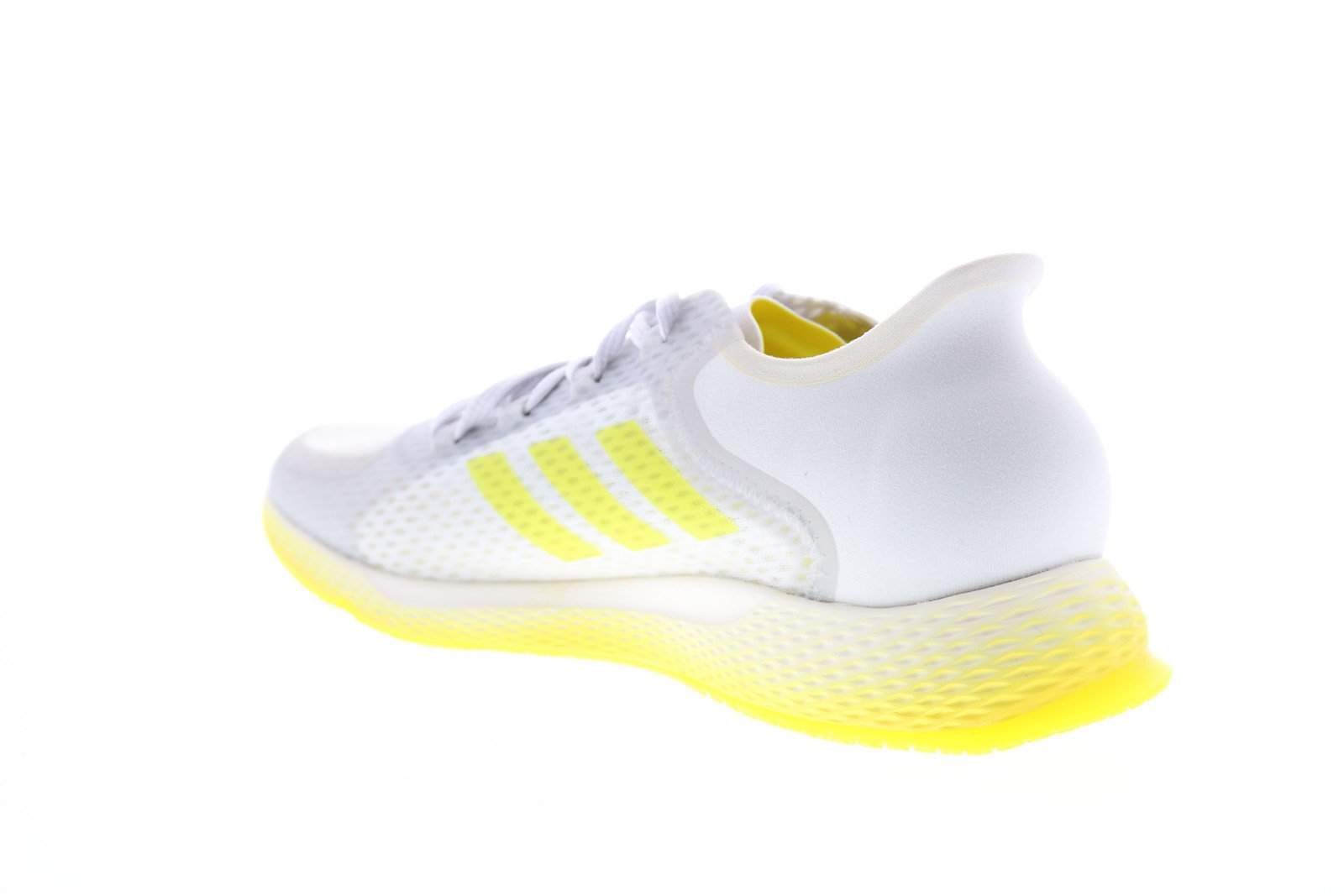 Focus Breathe In EG1096 Womens White Mesh Lace Up Athletic Running Shoes