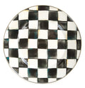 Luxury Dining - Courtly Check Enamel Dinner Plate by Mackenzie Childs