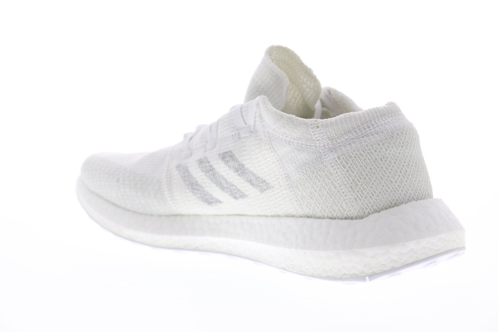 Pureboost Go F35787 Mens White Canvas Low Top Athletic Running Shoes