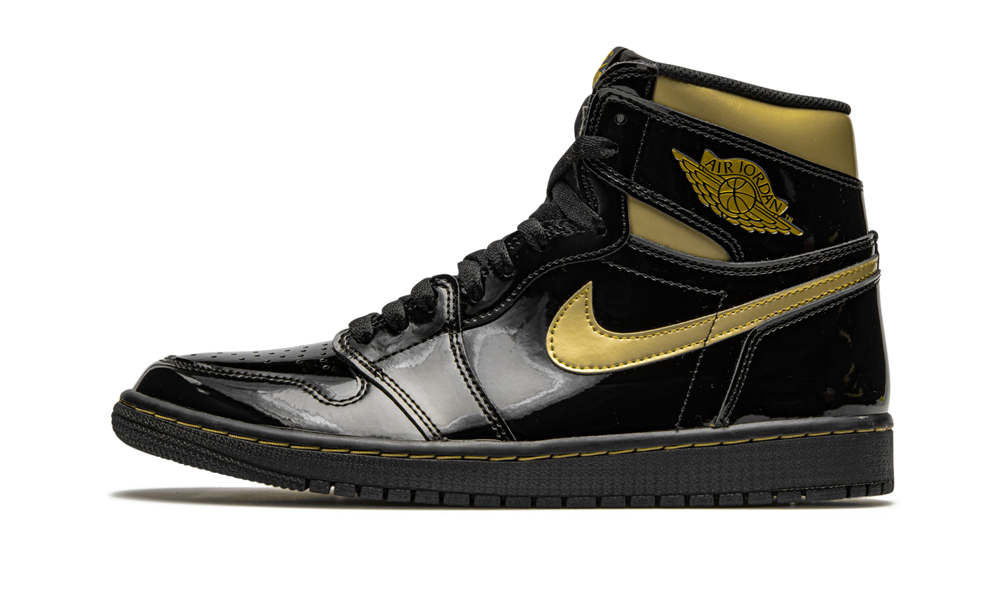 1 Retro High OG "Black Metallic Gold" 555088 032