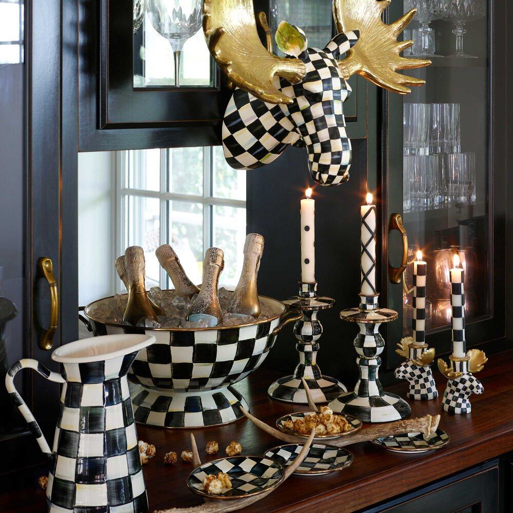 Courtly Check Enamel Practical Pitcher - Medium