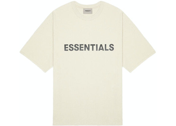 3D Silicon Applique Boxy T Shirt Buttercream