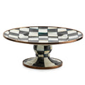 Courtly Check Mini Pedestal Platter by Mackenzie-Childs
