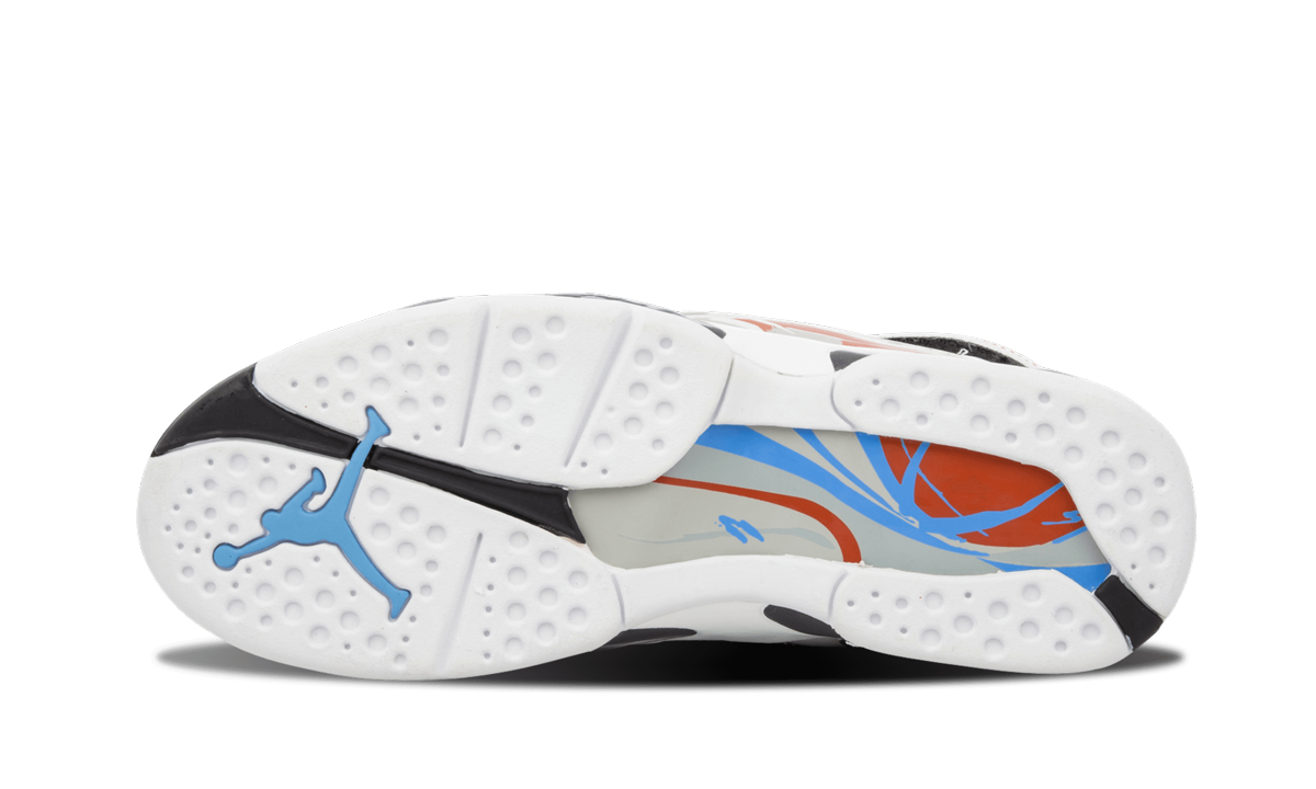8 Retro LS "WHITE / ANTHRACITE - DARK ORANGE" 317258 104