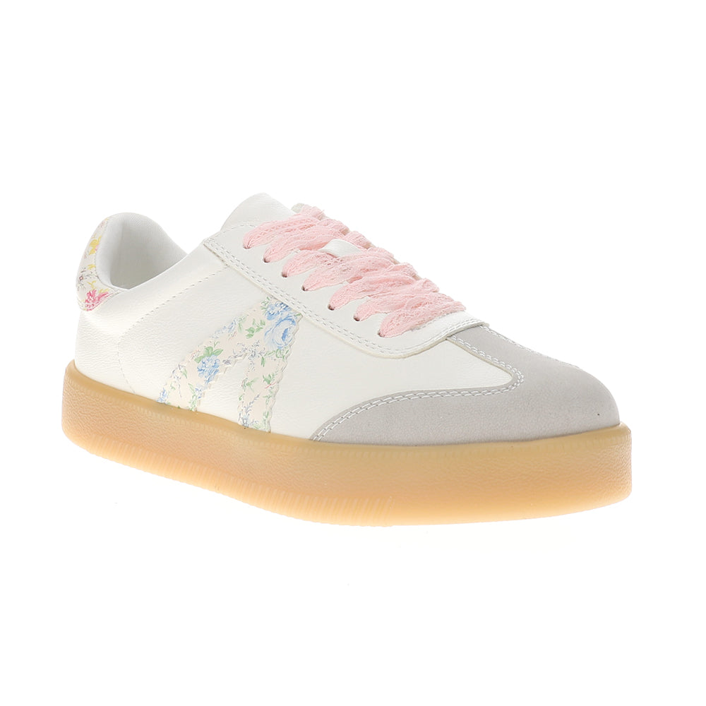 Axel Floral Lace Up Sneakers