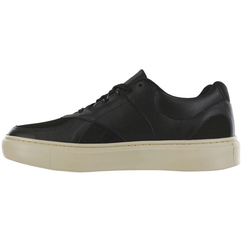 Men's High Street Lace Up Sneaker in Black Ash