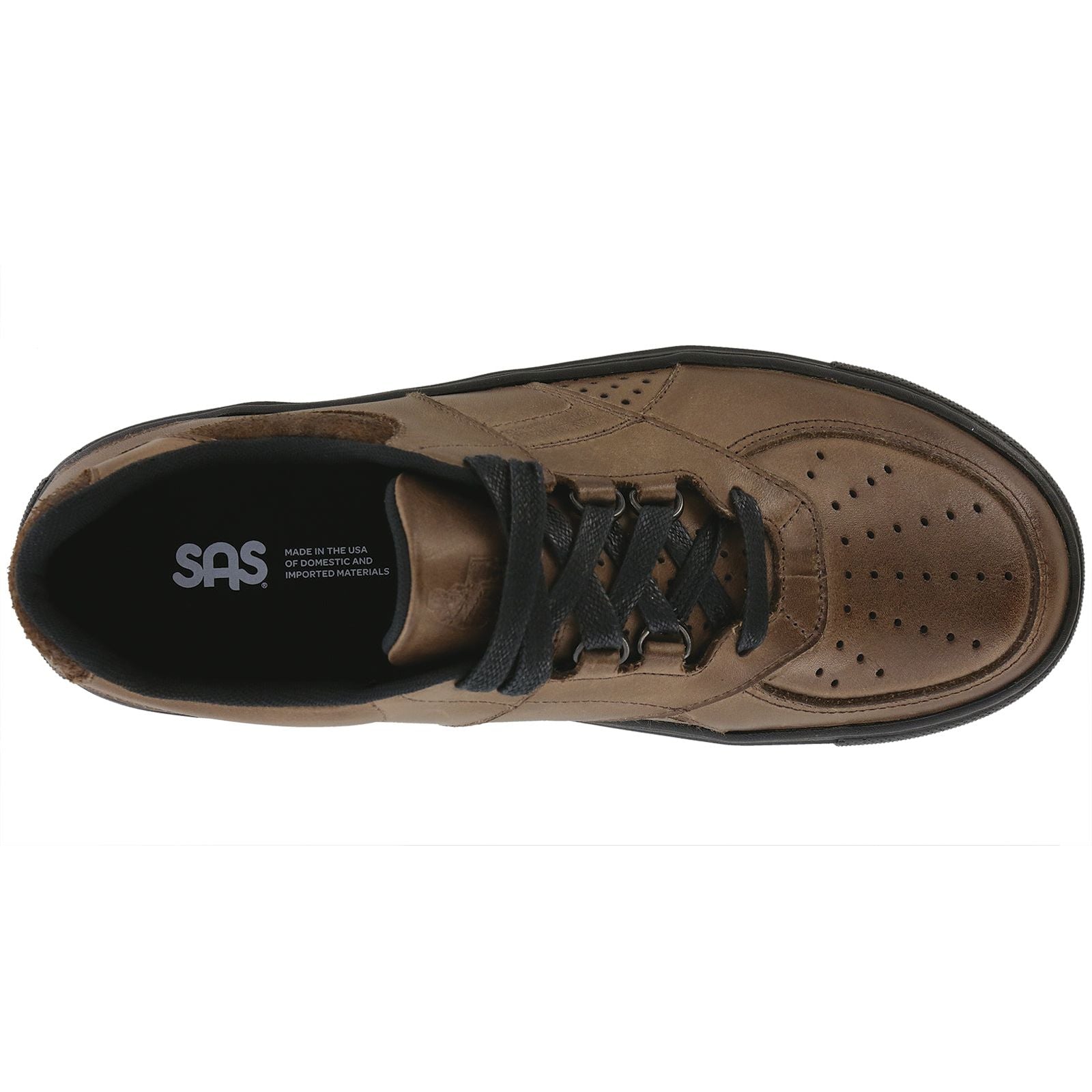 Men's High Street Lace Up Sneaker in Mahogany
