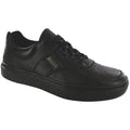 Men's High Street Lace Up Sneaker in Matte Black