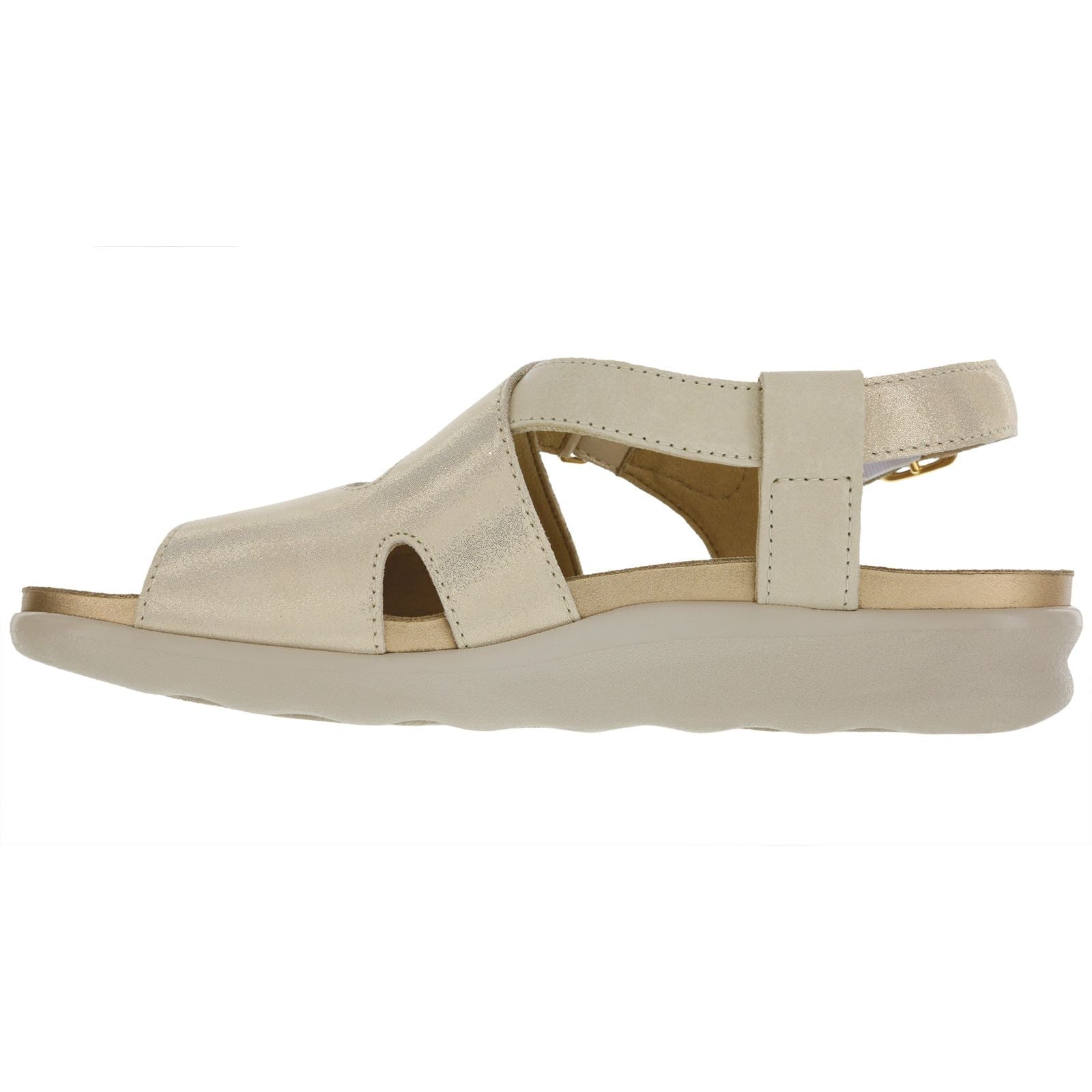 Women's Hy Heel Strap Sandal in Soft Gold