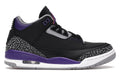 3 Retro Black Court Purple