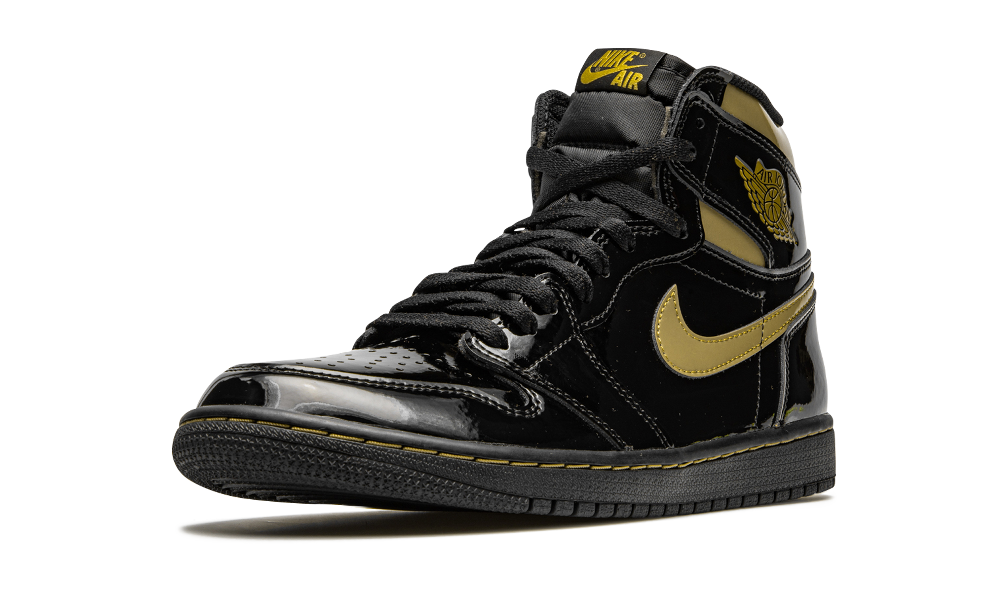 1 Retro High OG "Black Metallic Gold" 555088 032