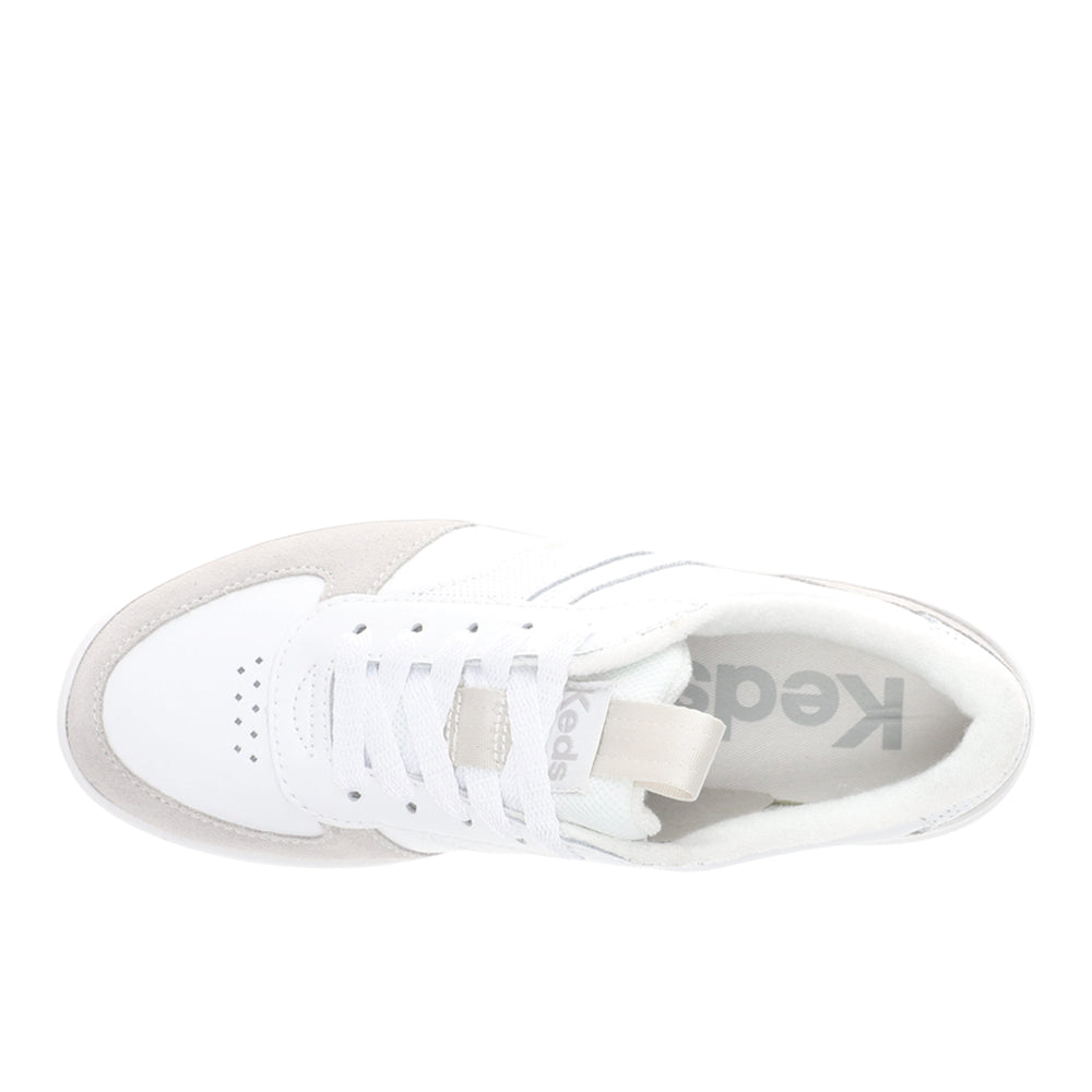 The Court II Leather/Suede Lace Up Sneakers