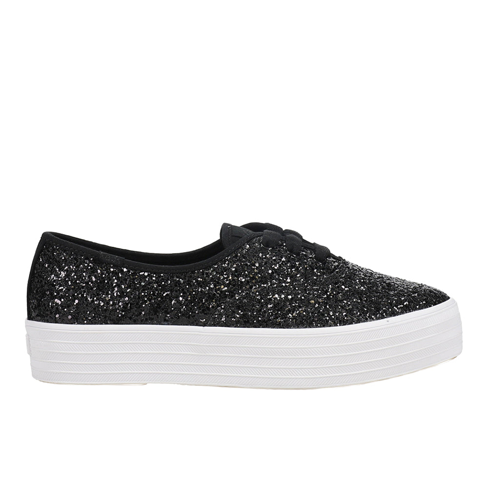 Point Glitter Celebrations Lace Up Sneakers