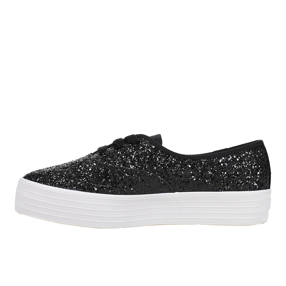 Point Glitter Celebrations Lace Up Sneakers