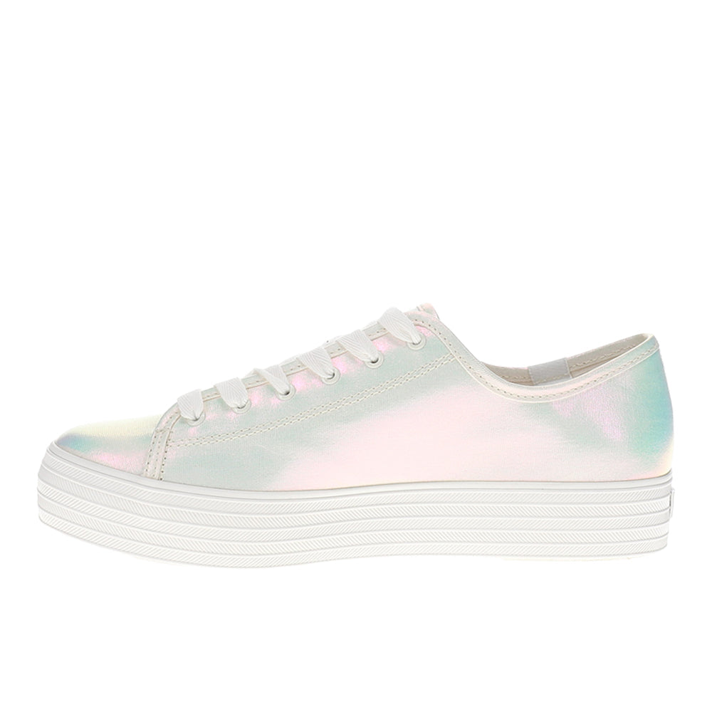 Triple Kick Canvas Floral Embellished Celebrations Lace Up Sneakers