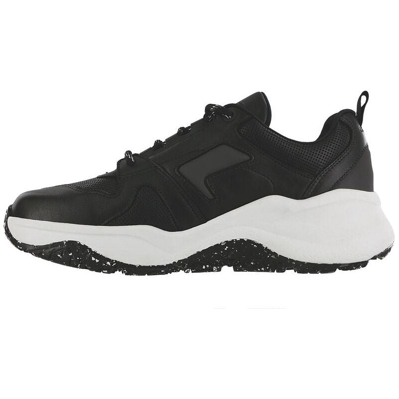 Men's Low Country-Y Lace Up Sneakers in Black Perf