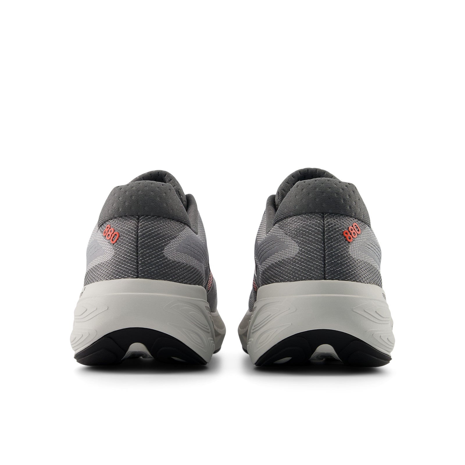 Men's Fresh Foam X 880v15 in Slate Grey with Reflection and Urgent Red