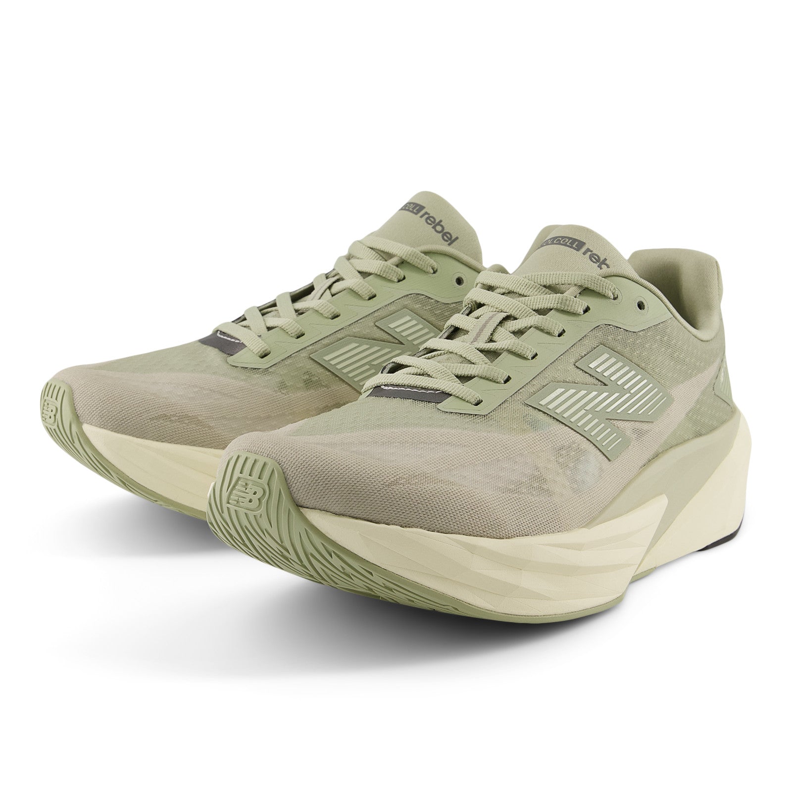 Men's FuelCell Rebel v5 in Olivine with Shipyard