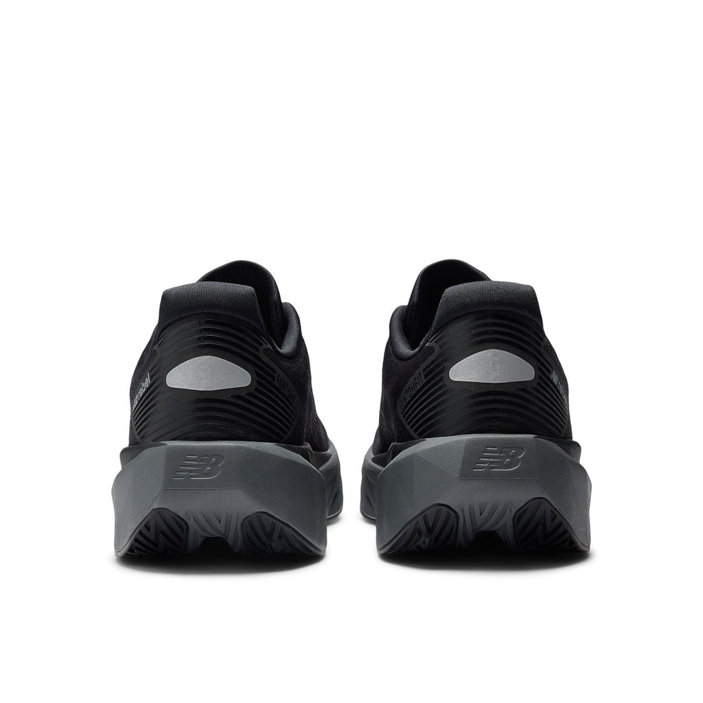 Men's FuelCell Rebel v5 in Black with Castlerock and Silver Metallic
