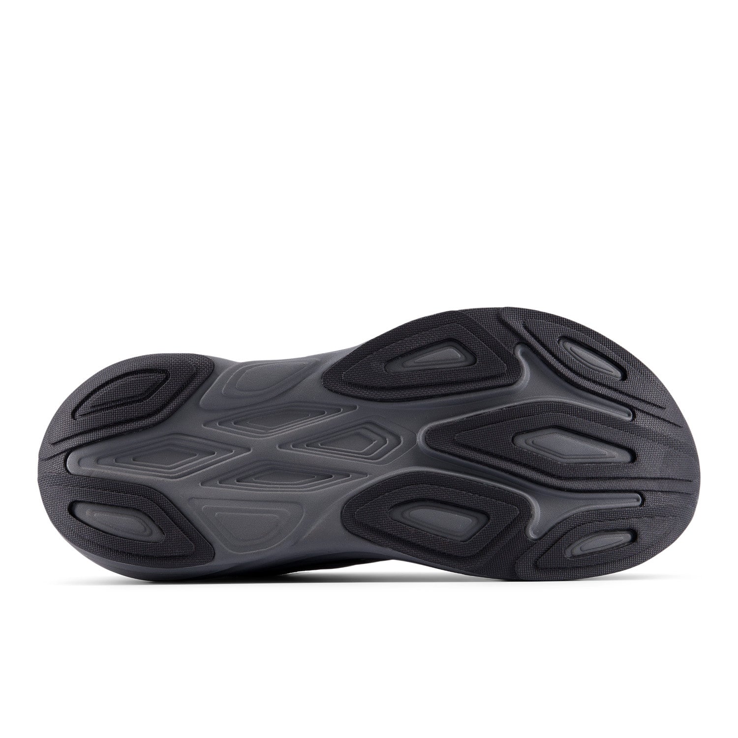 Men's Fresh Foam X More v6 in Black with Castlerock and Black Metallic