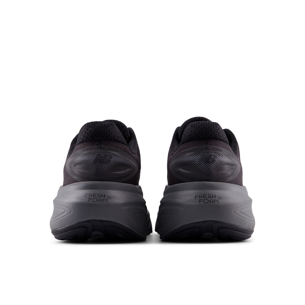 Men's Fresh Foam X More v6 in Black with Castlerock and Black Metallic