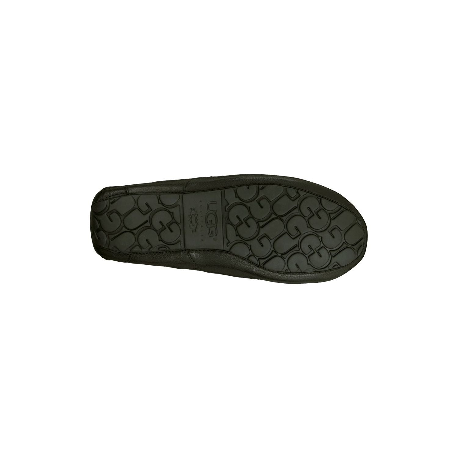 Men's Ascot Leather Slipper in Black