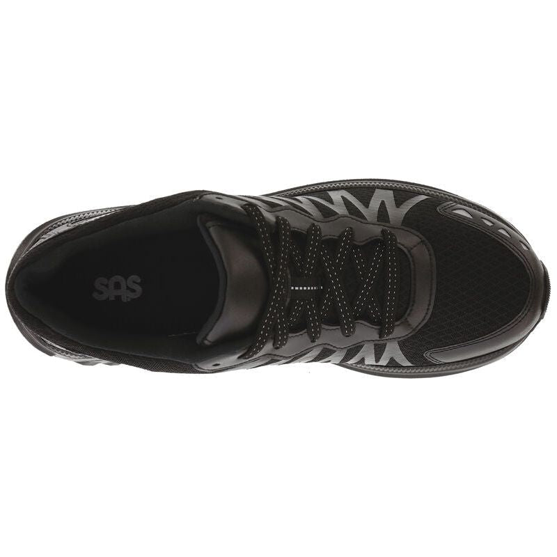Men's Mission One-M Stability Lace Up Sneaker in Black