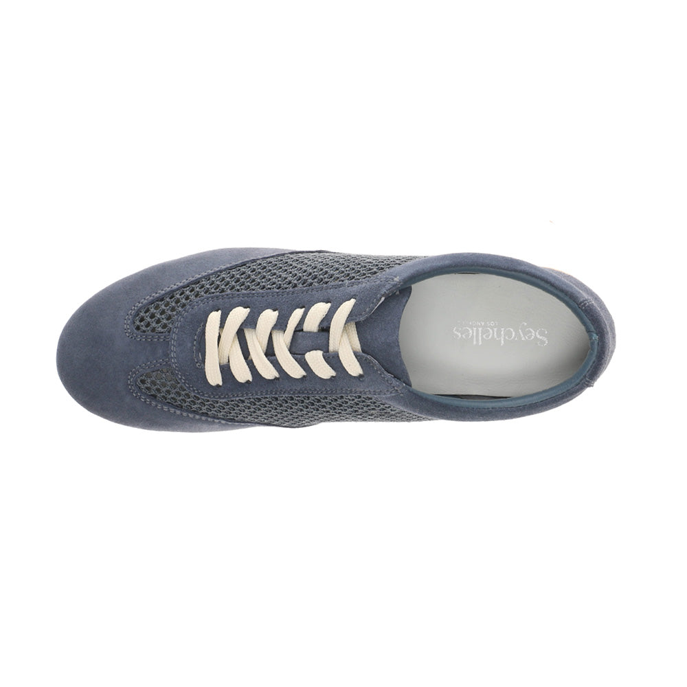 Naples Suede Mesh Lace Up Sneakers