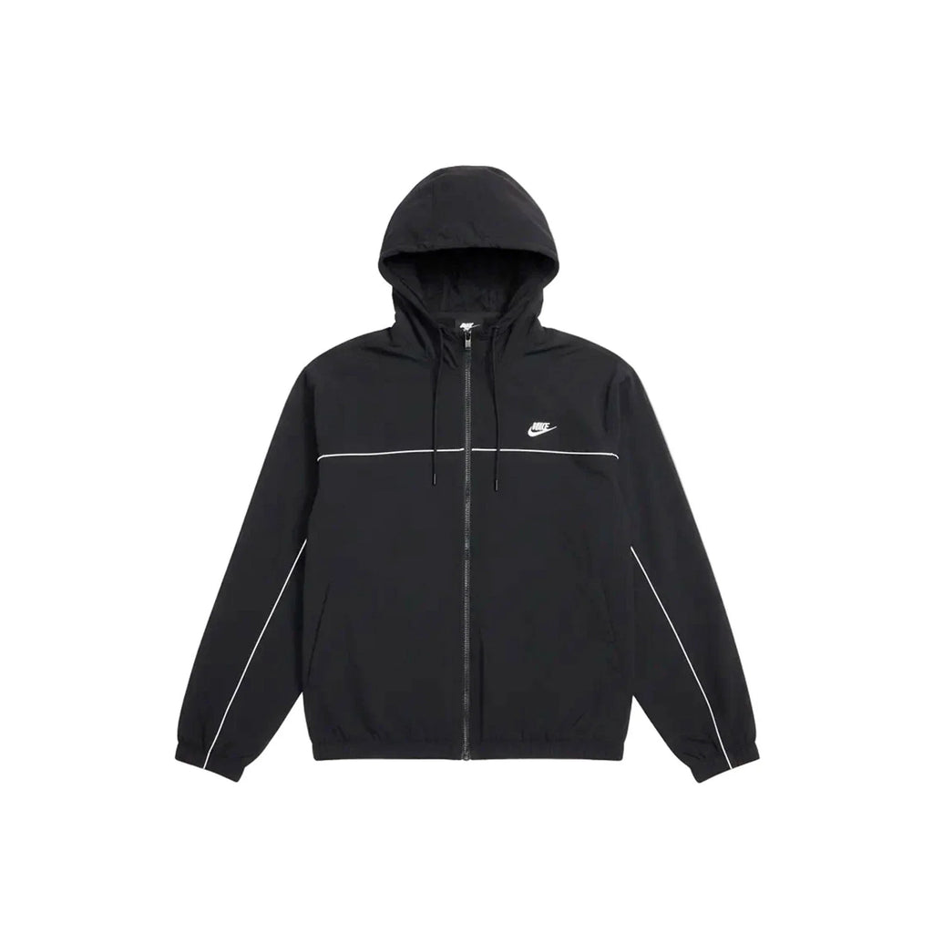Club Hooded Jacket 'Black / White