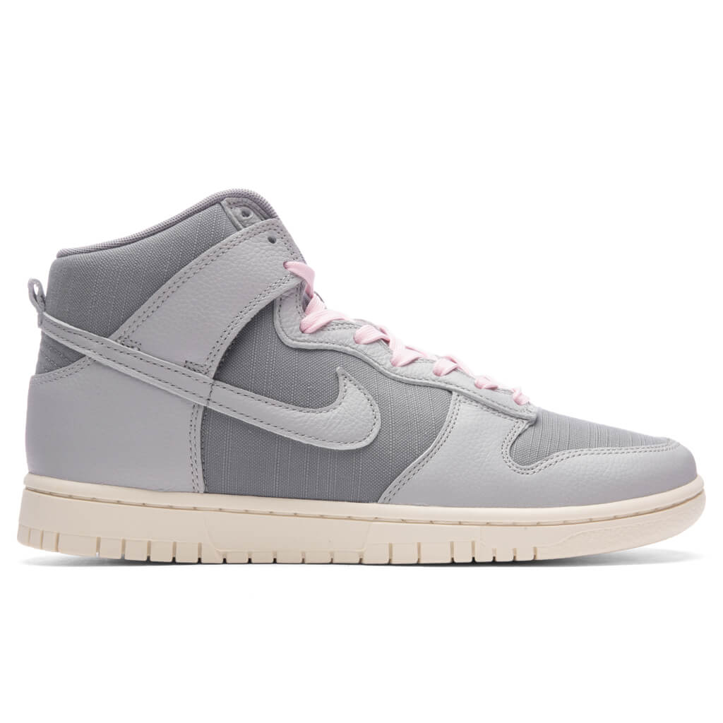 Dunk High Premium ' Particle Grey ' - Light Smoke Grey/Sail/Pink Foam