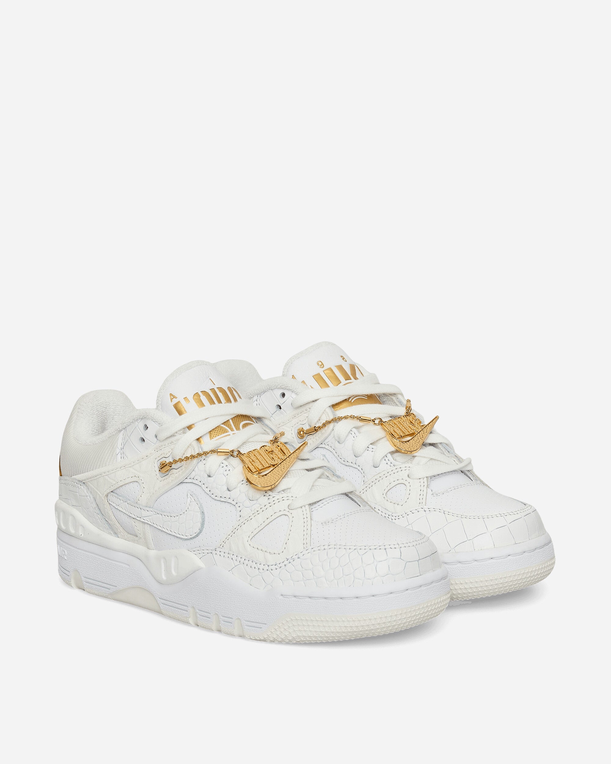 NIGO Air Force 3 Low Sneakers White / Metallic Gold