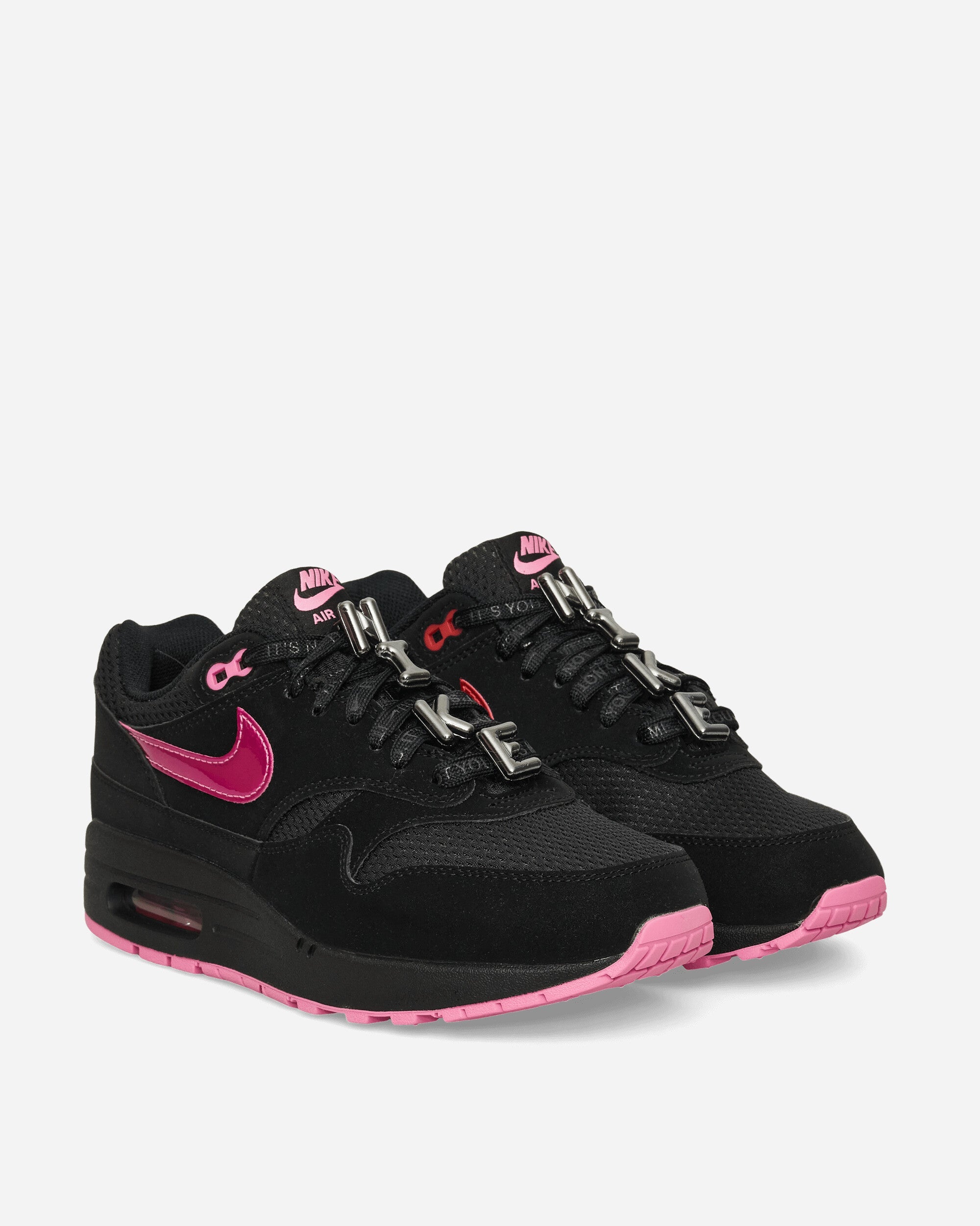 Air Max 1 Premium Sneakers Black / Playful Pink