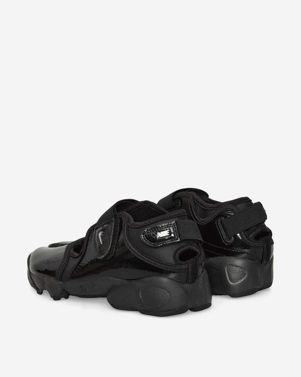 Women's Air Rift Sandals Black / Metallic Silver