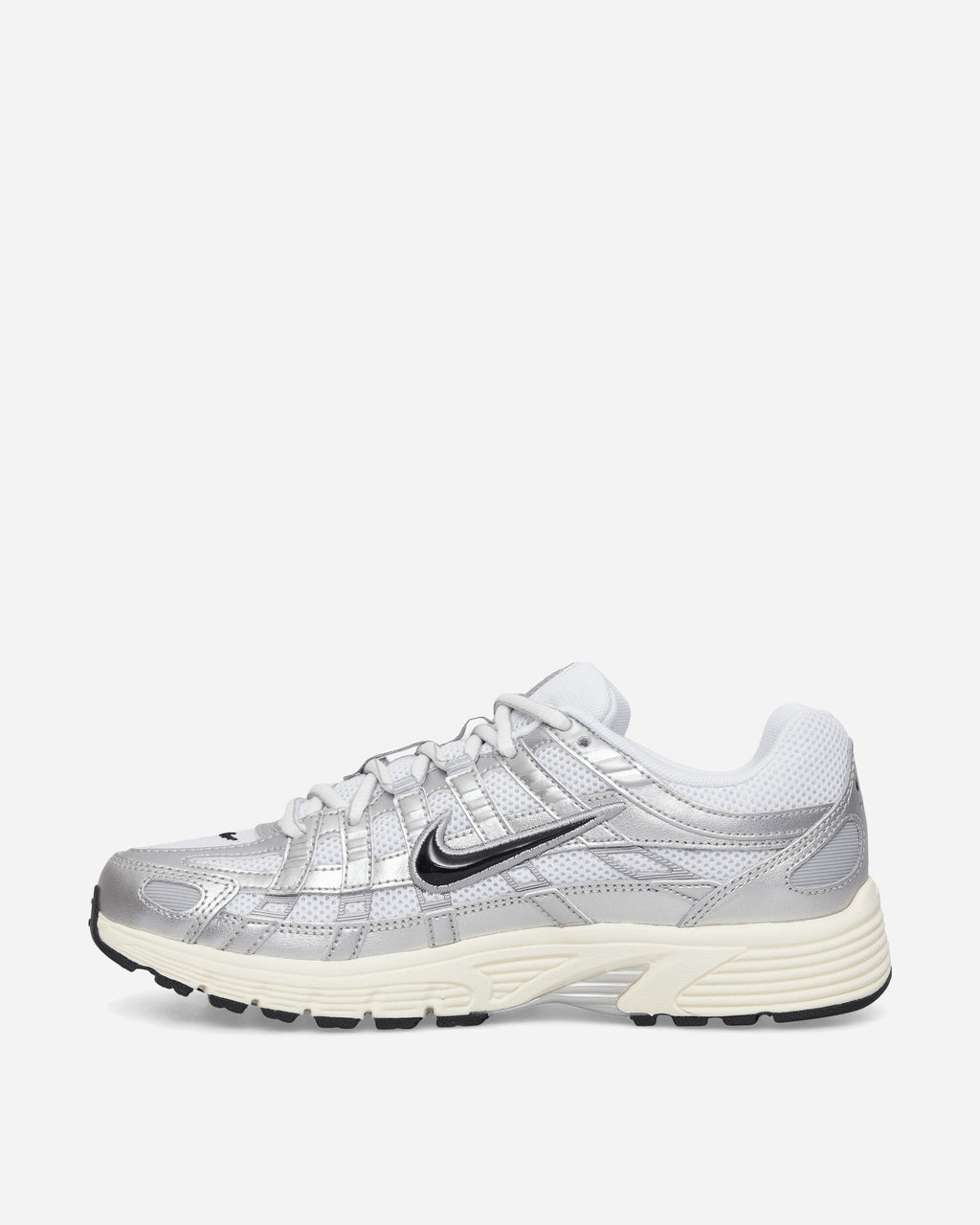 P-6000 Sneakers White / Metallic Silver