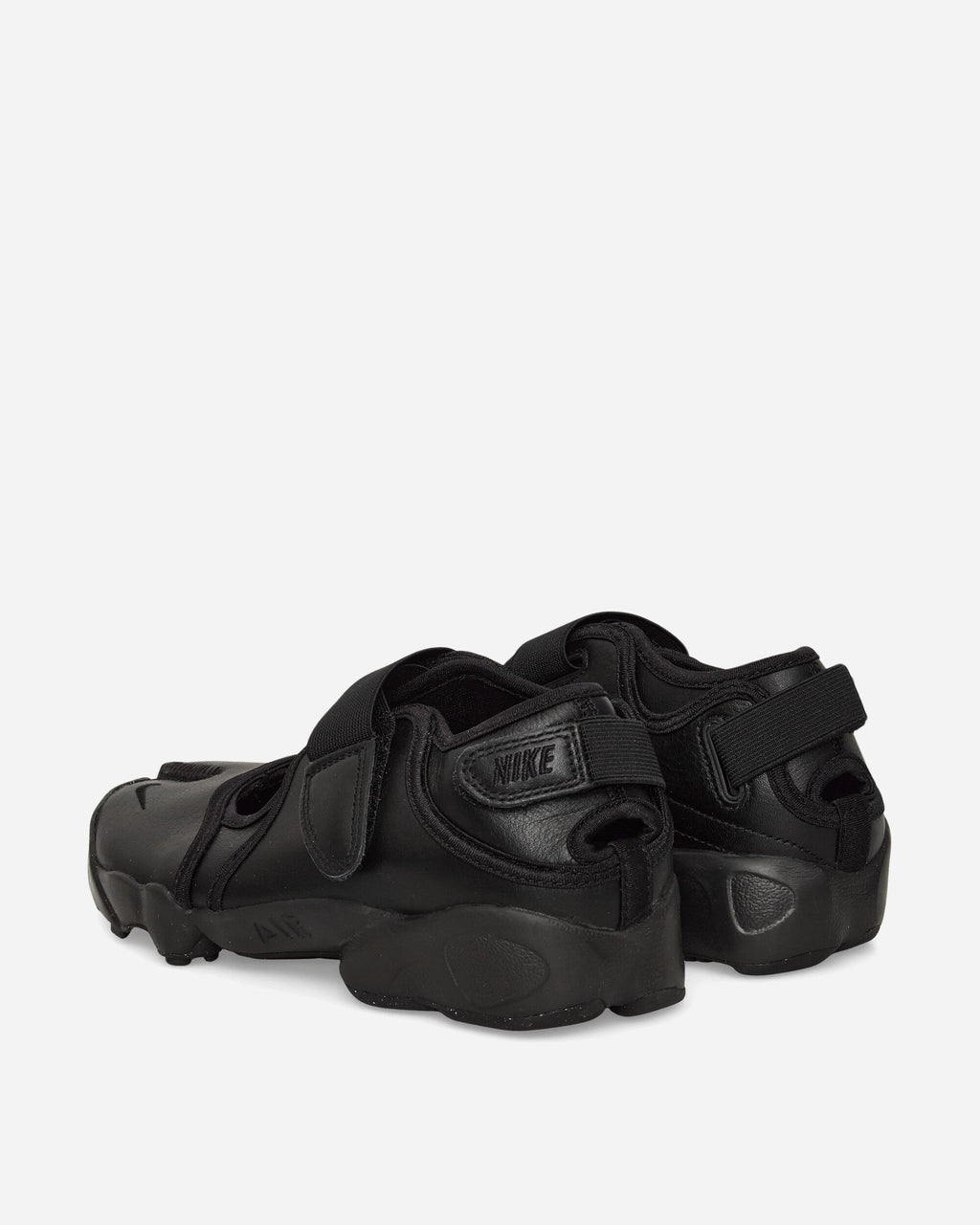 Women's Air Rift Leather Sandals Black