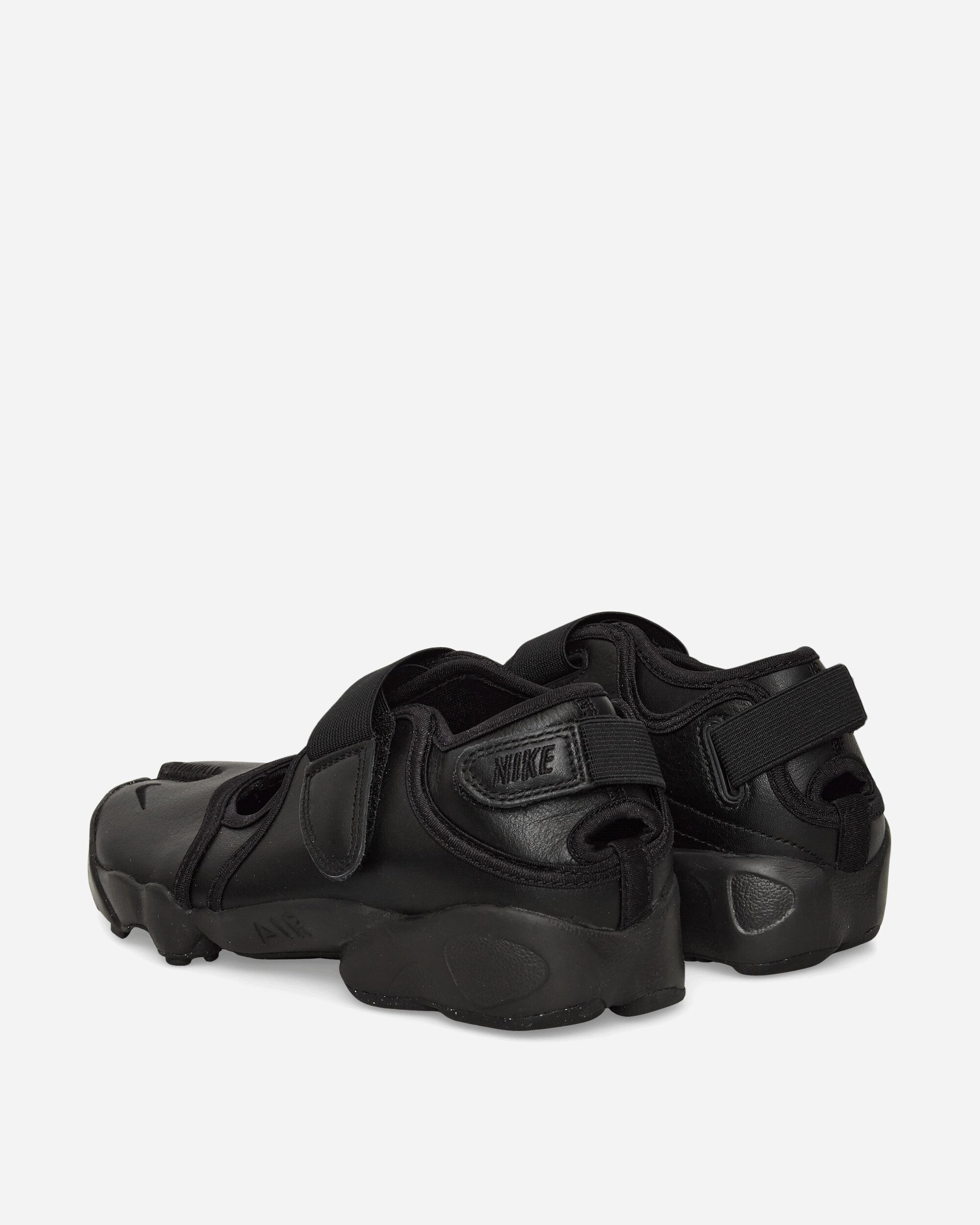 Women's Air Rift Leather Sandals Black