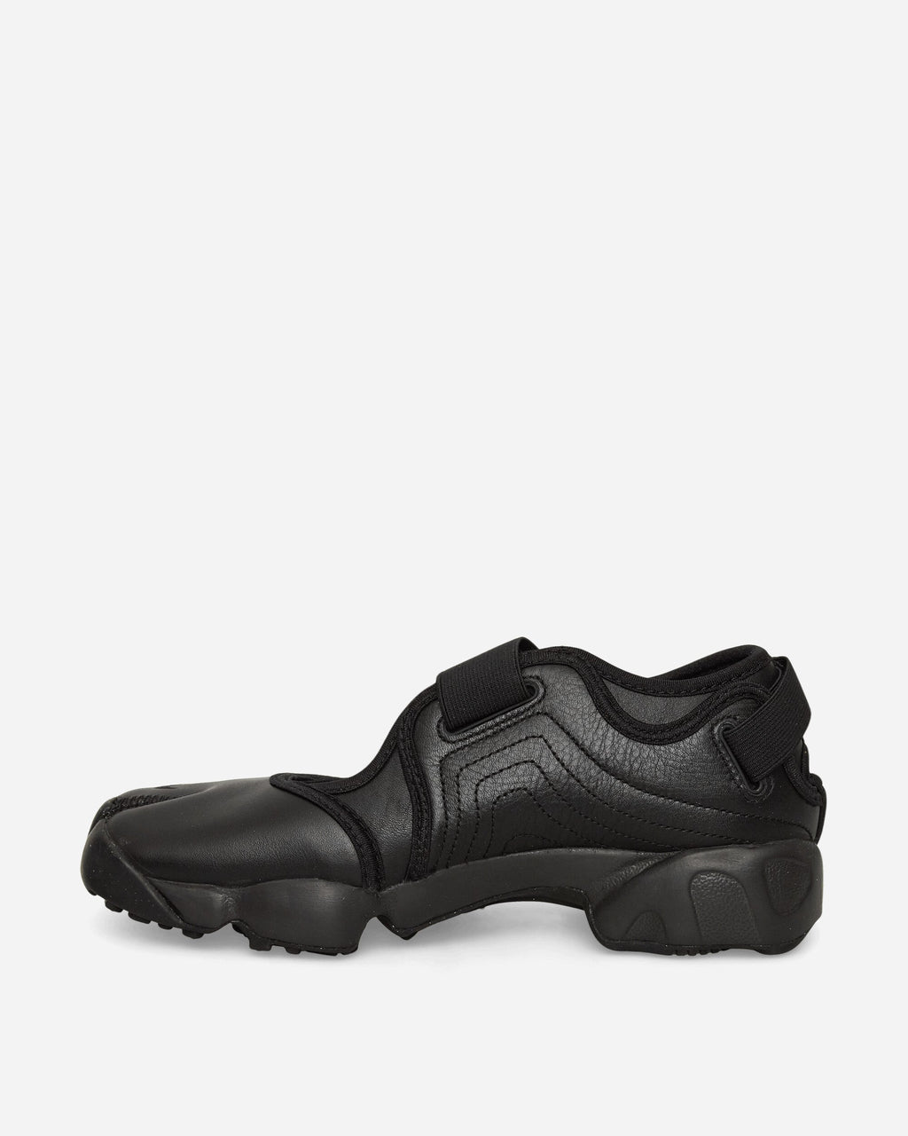 Women's Air Rift Leather Sandals Black